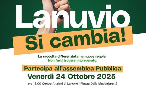 Locandina Lanuvio Si cambia secondo incontro Locandina Lanuvio Si cambia secondo incontro