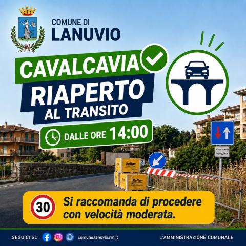 Locandina Riapertura Ponte della Stazione-Agosto 2026