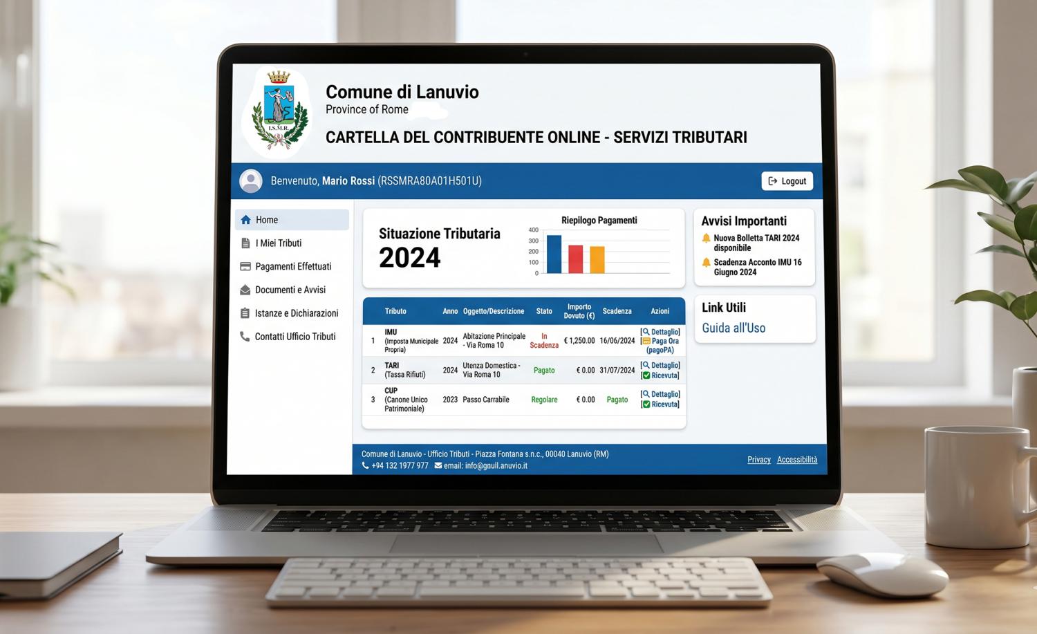 Cartella del Contribuente Online Immagine